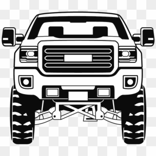 Lifted Chevy Duramax Drawings - Off-road Vehicle, HD Png Download