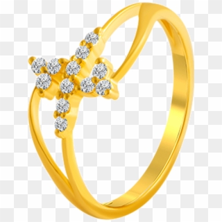 22k Yellow Gold Ring - Engagement Ring, HD Png Download