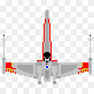 X-wing Red - X Wing Pixel Art Png, Transparent Png