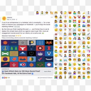 Facebook Emoji Png - Android 8.1 Oreo Emojis, Transparent Png