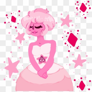 Pink Diamond In Rose Quartz Dress And Mr - Illustration, HD Png Download