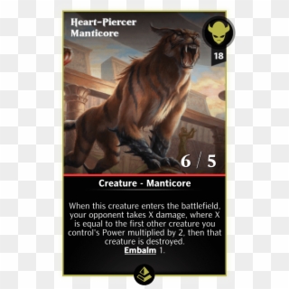 Py Get Cards/test - Amonkhet Manticore, HD Png Download