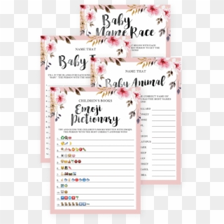 In Case You Are On A Budget, You Don't Have To Worry - Free Printable Baby Shower Emoji Game, HD Png Download