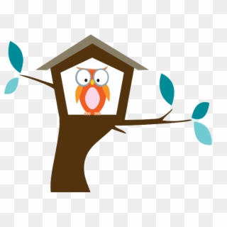 Treehouse Speech Rehabilitation Copyright - Bird In Tree House Clipart, HD Png Download