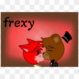 Foxy X Freddy - Cartoon, HD Png Download