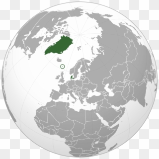 Dinamarca-mapa - Austria Hungary On Globe, HD Png Download