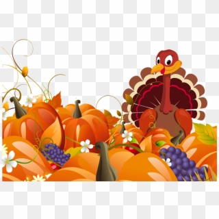 Turkey And Thanksgiving Symbols - Animated Happy Thanksgiving 2018, HD Png Download