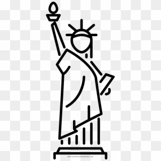 Easy Statue Of Liberty Clipart, HD Png Download