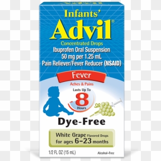 Infant Advil Dye Free , Png Download - Infants Advil, Transparent Png