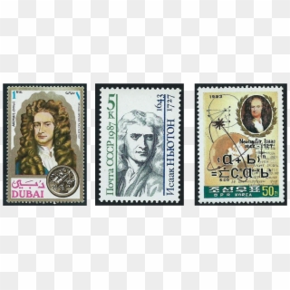 Isaac Newton - Postage Stamp, HD Png Download