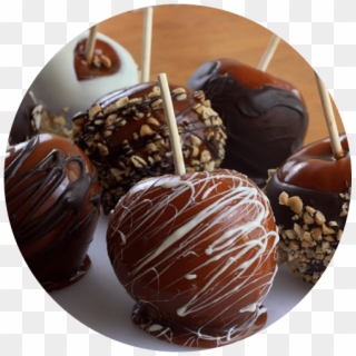 Manzanas Cubiertas Con Chocolate - Caramel Apples Halloween, HD Png Download