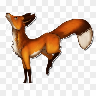 Drawn Fox Animal Jam - Fox Drawing Transparent, HD Png Download