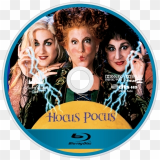 Hocus Pocus Bluray Disc Image - Hocus Pocus Movie Cover, HD Png Download