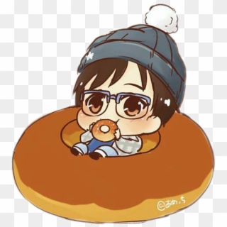 #donut #yuri #yoi #yurionice #yurikatsuki #cute, HD Png Download