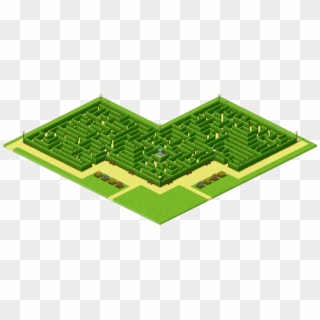 Download Isometric Grid Papers - Maze Pixel Art, HD Png Download