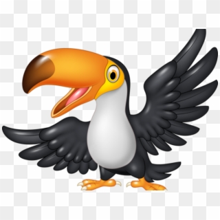 Parrot Clipart Toucan - Cartoon Toucan, HD Png Download