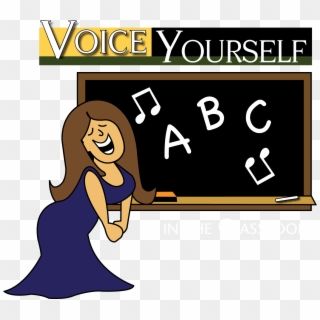 Singer Clipart Voice Lesson - Teacher Singing, HD Png Download