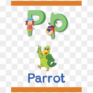 P For Parrot - Illustration, HD Png Download