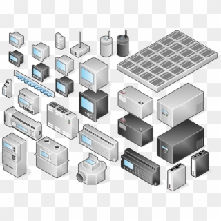 Sample Of Gallery Shapes - Programmable Logic Controller Clip Art, HD Png Download