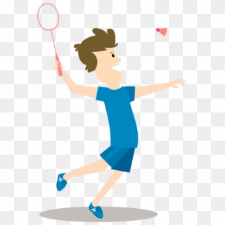 Badminton Cartoon Png - Ping Pong, Transparent Png