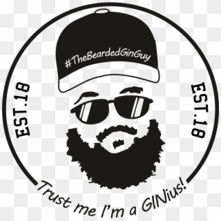 The Bearded Gin Guy Logo - Design, HD Png Download