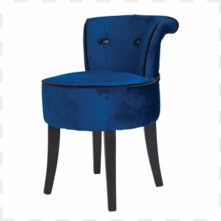 Royal Blue George Velvet Low Chair City Furniture Hire - Chair, HD Png Download