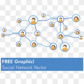Free Graphic Social Network Vector - Social Network Vector Png, Transparent Png