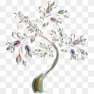 This Free Icons Png Design Of Floral Tree Supplemental - Flower Wall Stickers Png, Transparent Png