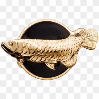 Dragonfish Golden Arowana - Arowana Dragonfish Coin, HD Png Download