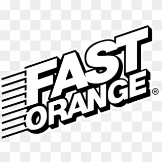 Fast Orange Logo Black And White - Permatex Fast Orange Logo, HD Png Download