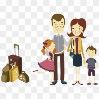 Vector Library Download Pinta Cartoon Travel Transprent - Family Holiday Vector Png, Transparent Png