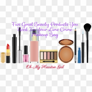 Five Great Beauty Products You Need In Your Lime Crime - Makeup Clipart No Background, HD Png Download