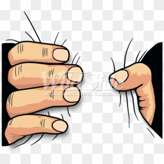 Hand Squeezing - Cartoon, HD Png Download