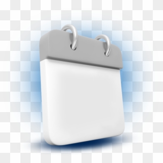 3d White Calendar Featuredcontent - 3d Calendar Png, Transparent Png