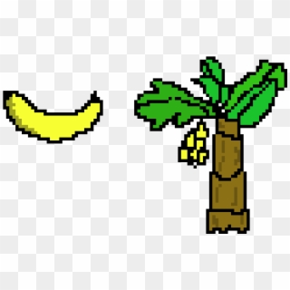 Banana And Banana Tree, HD Png Download