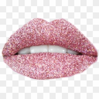 #sparkel #glitter #challange - Lips, HD Png Download