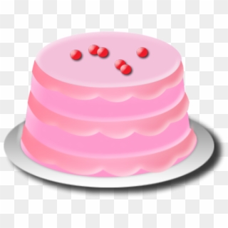 Cake Pink Birthday Candy Color Delight - Torte, HD Png Download