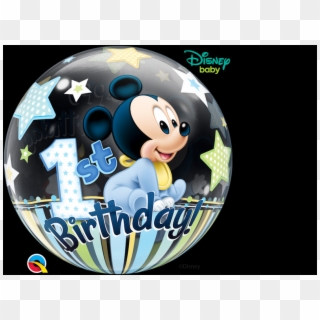 Happy 1st Birthday Baby Mickey Mouse, HD Png Download