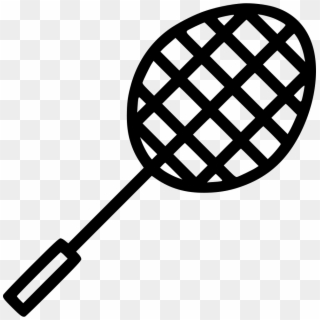 Badminton Shuttle Racket Racquet Comments - Squash Racket Icon, HD Png Download