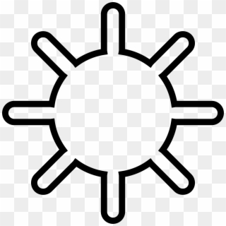 Sun Symbol Comments - Png Web Service Icon, Transparent Png