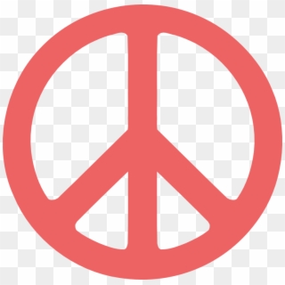 Scalable Vector Graphics Peace Sign Style 1 Indian - Red Peace Sign Clipart, HD Png Download