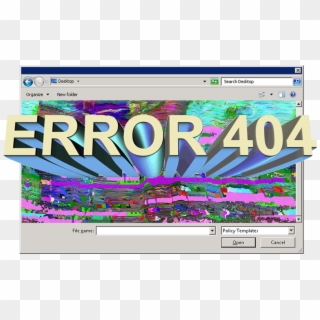 Windows 98 Error 404, HD Png Download