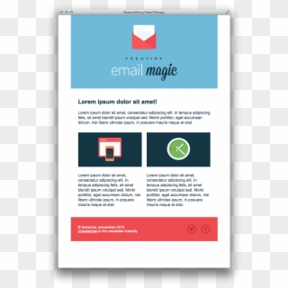 Borders Turned Off - Web Development Email Template, HD Png Download