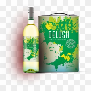 Delush White Wine Pack - Delush Wine Alcohol Percentage, HD Png Download