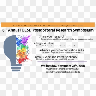 Submit Your Research Abstract For Our 6th Annual Postdoc - Graphic Design, HD Png Download