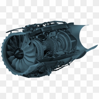 Hf120 Engine Full Color Hf120 Engine - Autodesk Inventor Jet Engine, HD Png Download