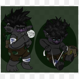 Goth Boy Branch His Teen Years Were Pretty Edgy N Angsty, - Cartoon, HD Png Download
