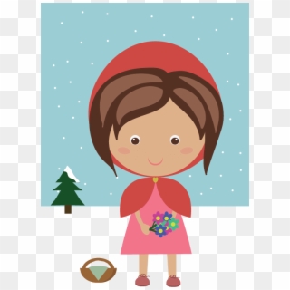 Little Red Riding Hood - Cartoon, HD Png Download