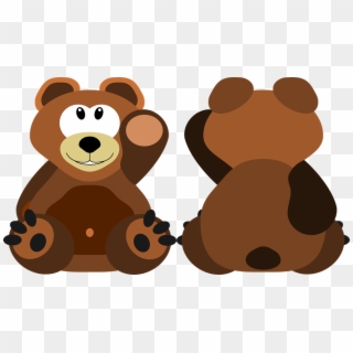 Teddy Bear Bear Knuffig Cuddly Sweet Teddy - Cartoon Bear With Transparent Background, HD Png Download