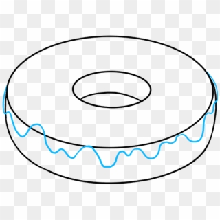 How To Draw A Donut - Circle, HD Png Download